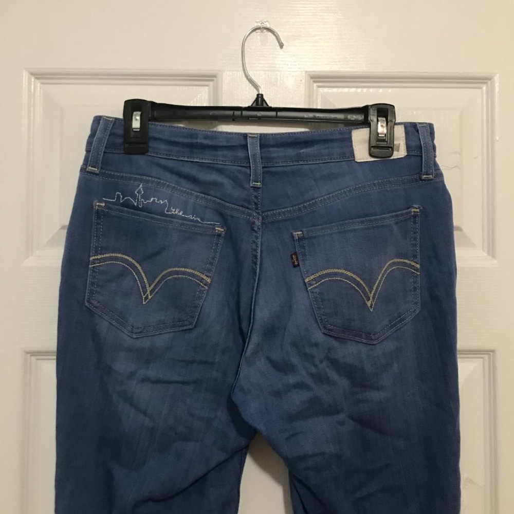 Toronto Embroidered Levi Jeggings